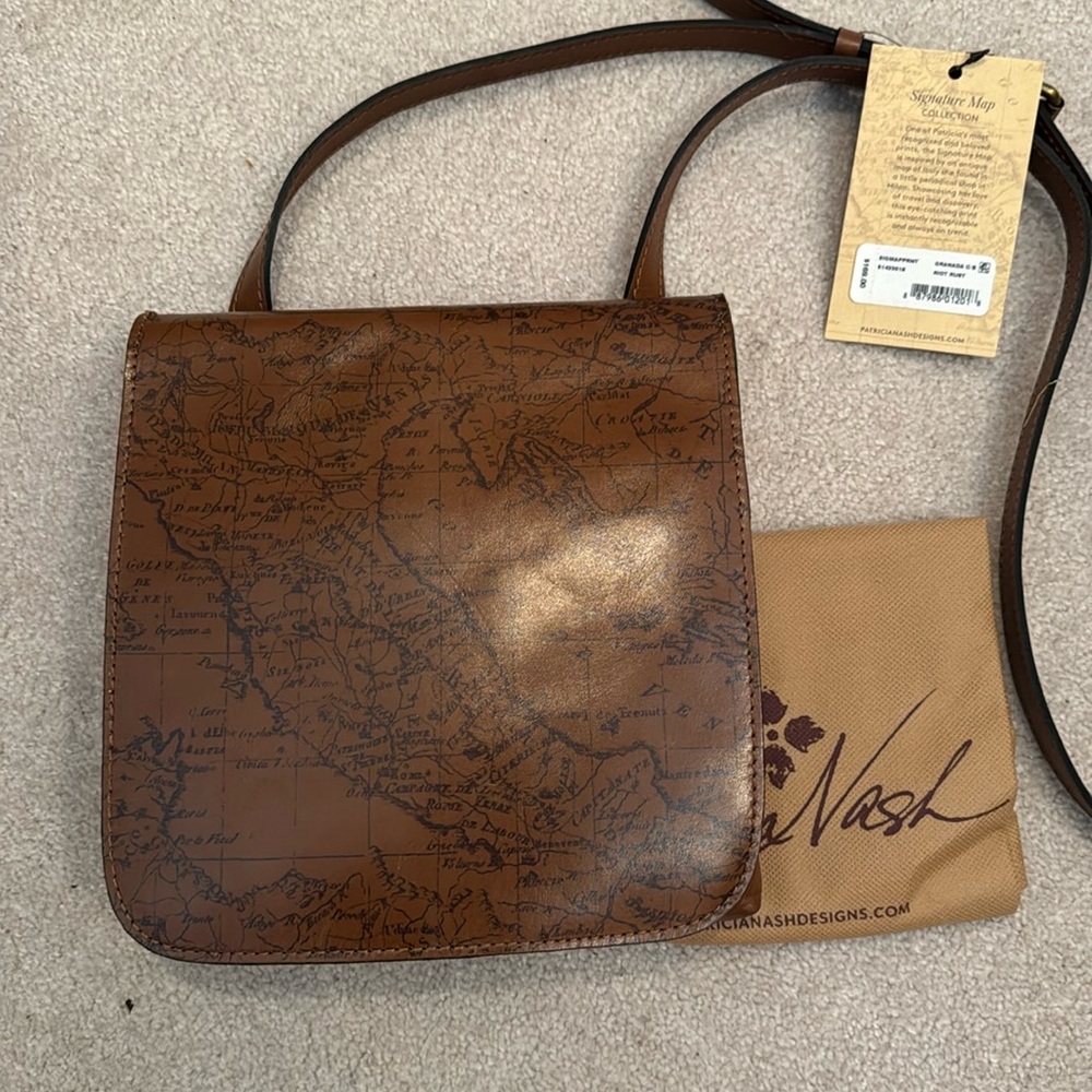 Patricia Nash Brown Crossbody Bag